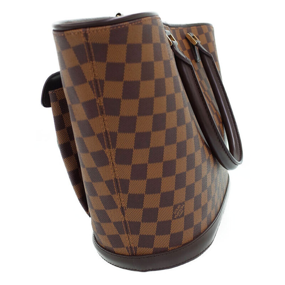 Louis Vuitton Bag Tote Manosque Damier Ebene Brown